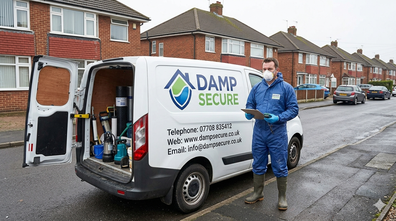 damp secure damp proofing van