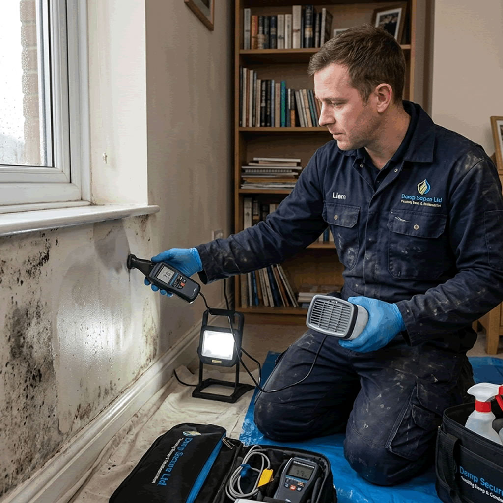 damp secure condensation treatment wall