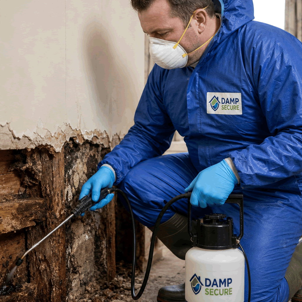 damp secure wet rot treatment