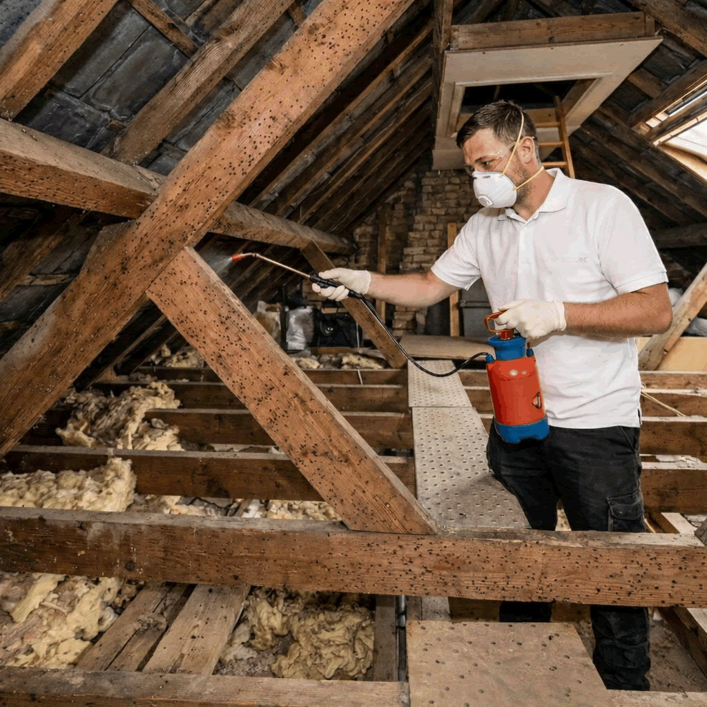 damp secure woodworm treatment